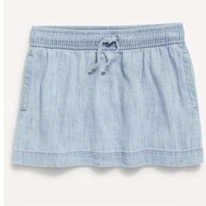 NWT New OLD NAVY Girls Chambray Denim Mini Skirt Light Blue Girls Plus XXL 18